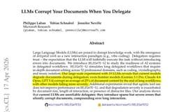 @GaryMarcus: Ouch! Current AI assistants often corrupt documents.

Sounds like an intern you can’t trust — once a...