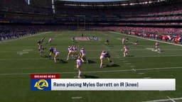 @RapSheet: From @NFLGameDay Morning: #Rams star Myles Garrett will have minor knee surgery and be placed on IR....