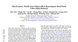 EffectLearner: World-Aware Object-Effect Reasoning for Real-World Video Object Removal
