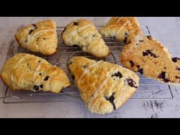 Blueberry Scones (Biscuits) Recipe | Easy Homemade Treat