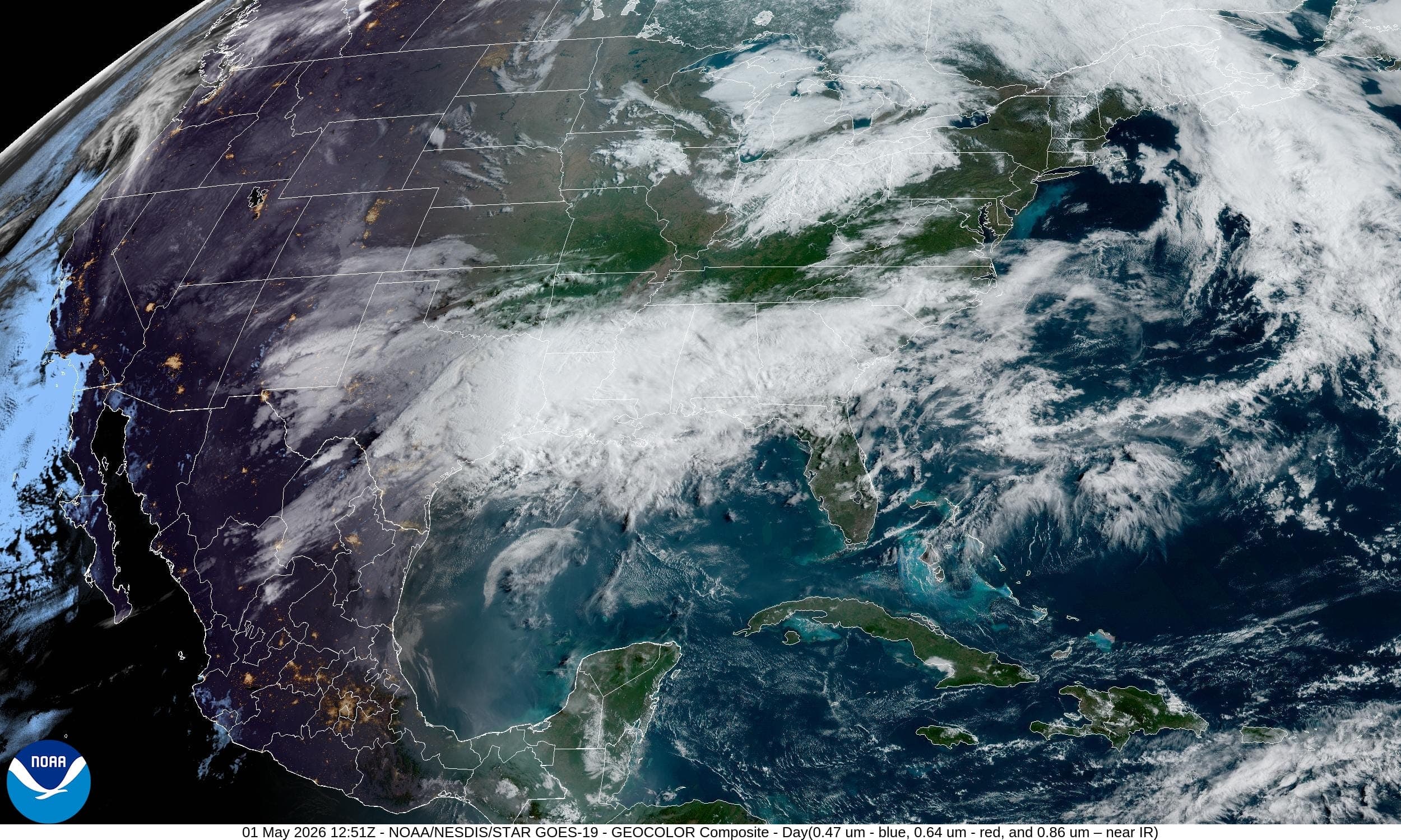 Much below normal temperatures to start May with heavy rainfall along Gulf coast 