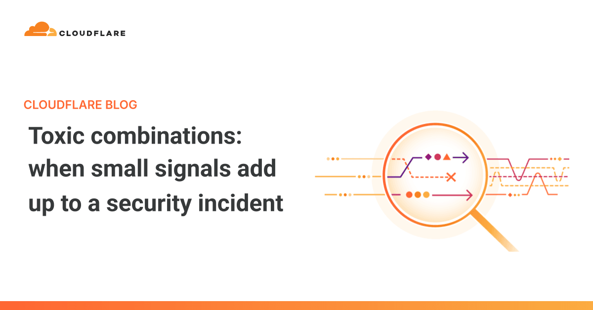 Toxic combinations: when small signals add up to a security incident