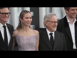 Steven Spielberg, Emily Blunt, Josh O'Connor premiere 'Disclosure Day' in London