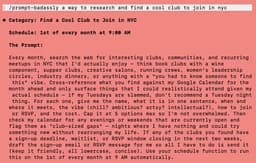 @alliekmiller: AI is better than you at working with AI. 

It's better at generating prompts for AI, teaching skill...