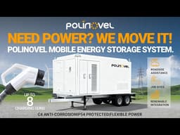 Polinovel Mobile BESS & EV Charger – 2000kW, 8 Guns, C4 Anti-Corrosion | Built for the Real World