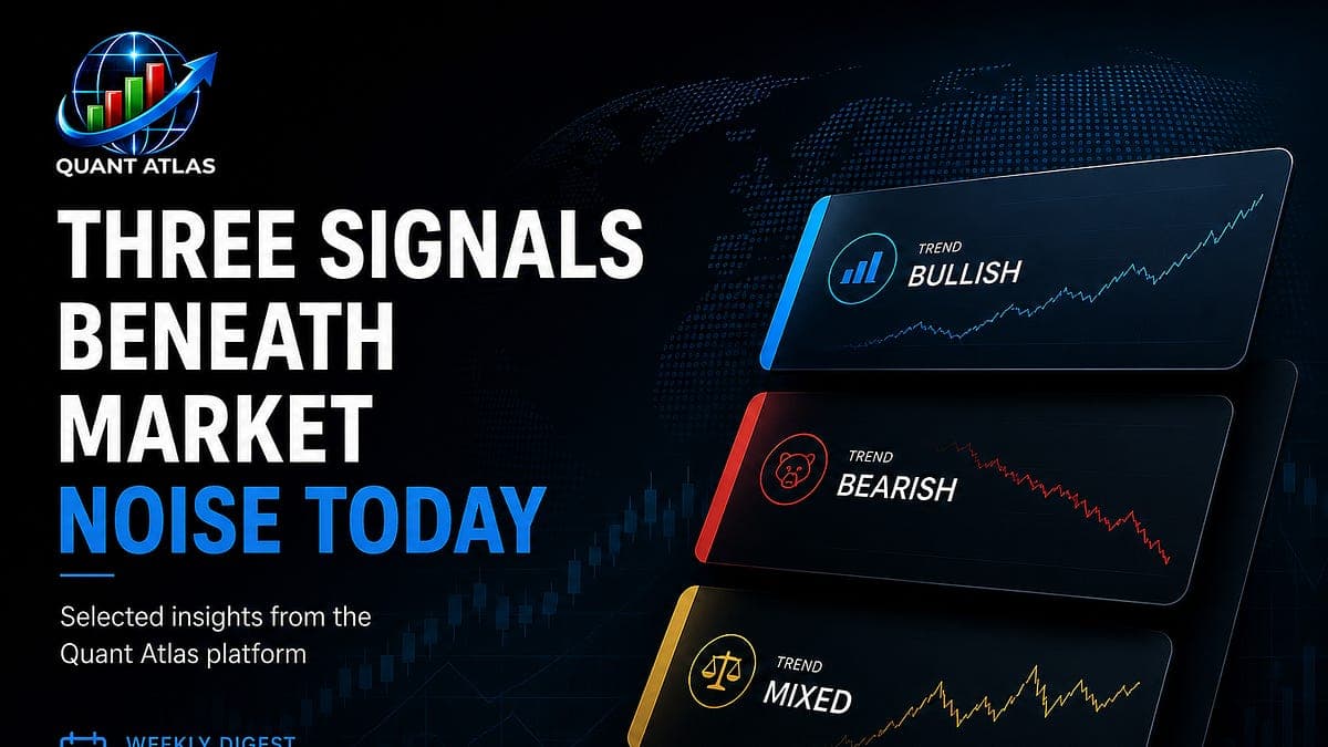 Three Signals Beneath Market Noise Today