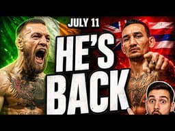 Conor McGregor vs Max Holloway 2: HE'S BACK | UFC 329  
