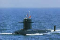軍事威懾大陸核潛艇向公海發射戰略飛彈