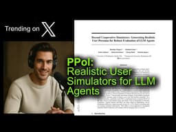 PPol: Realistic User Simulators for LLM Agents