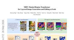 MRT: Masked Region Transformer for Layered Image Generation and Editing at Scale