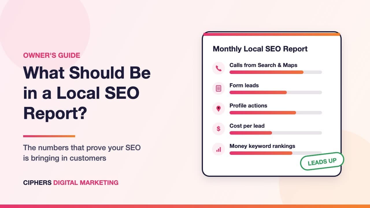 What Should Be in a Local SEO Report? (Owner's Guide)