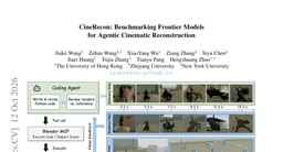 CineRecon: Benchmarking Frontier Models for Agentic Cinematic Reconstruction