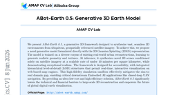 ABot-Earth 0.5: Generative 3D Earth Model