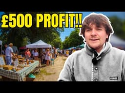 HOW MUCH CAN I MAKE AT A CARBOOT SALE?? BUYING LOTS of ANTIQUES and SELLING MIDCENTURY!