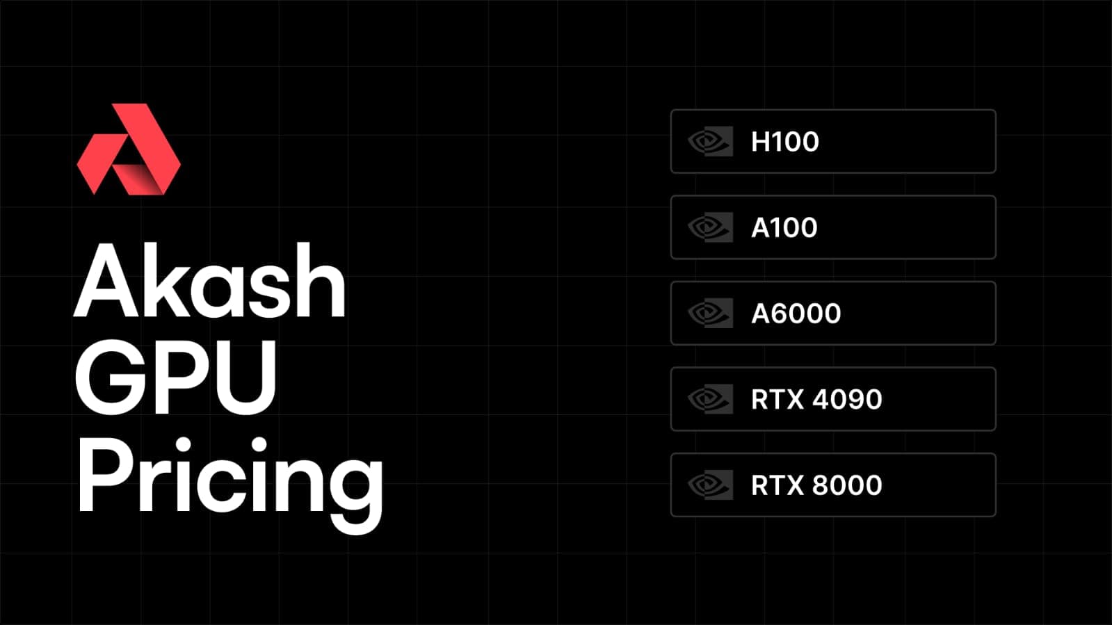 GPU Pricing and Availability | Explore Pricing and Earnings on Akash