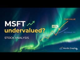 Is Microsoft (MSFT) Undervalued? | Stock Analysis with Nordic Graphs