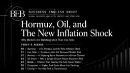 008_Hormuz, Oil, and the New Inflation Shock｜Why Markets Are Watching More Than Iran Talks