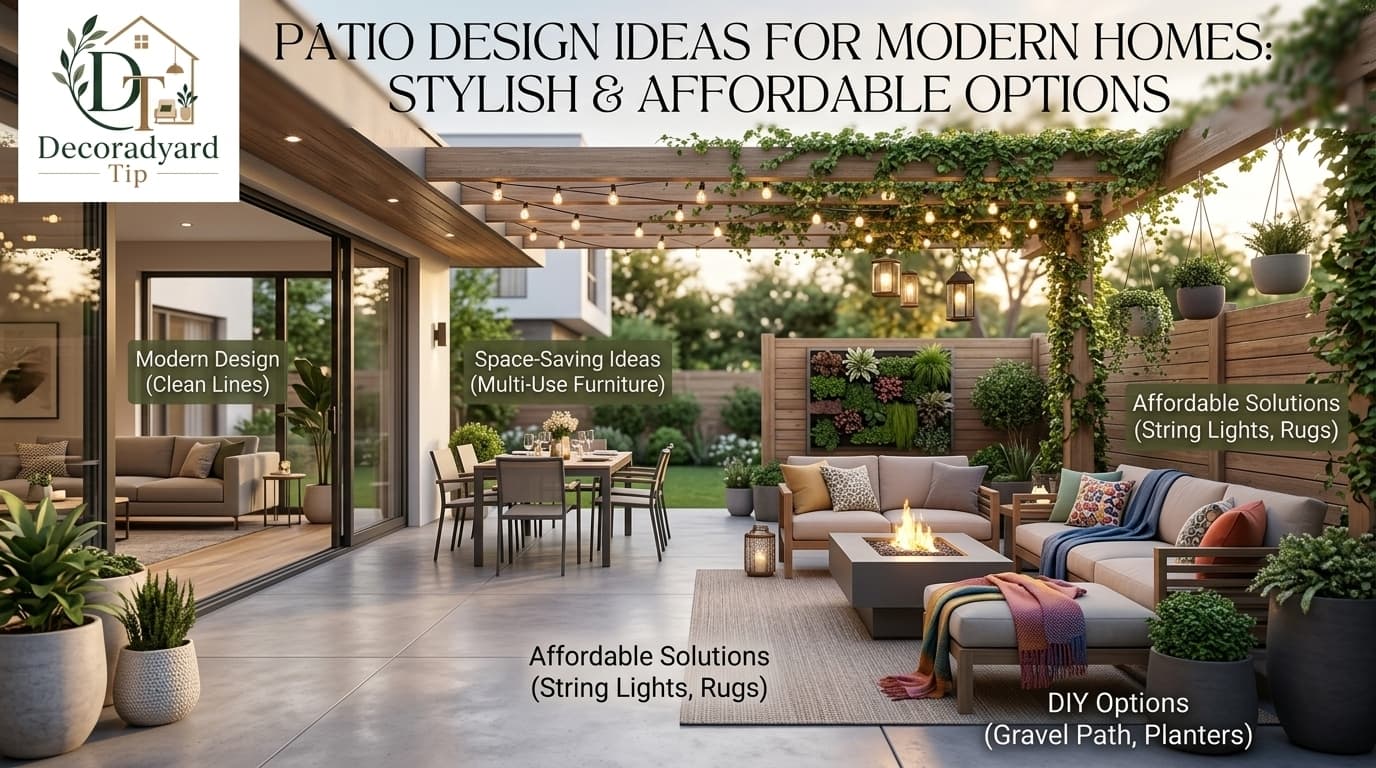 Patio Design Ideas: Create a Beautiful Outdoor Living Space
