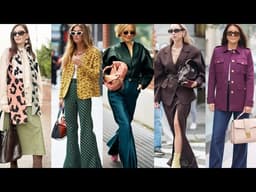 Latest Street Style 2026|The Newest Trends in Milan,Chic Outfits Modren, Elegant & latest styles 