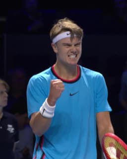 @atptour: First ATP Tour win since that injury in October last year 👏

@holgerrune2003 defeats Halys 6-4, 6-7,...