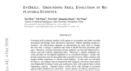 EVISKILL: Grounding Skill Evolution in Replayable Evidence