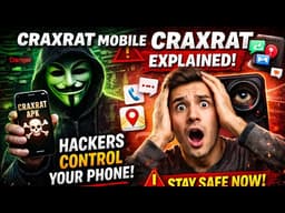 How Hackers Use 💯 CRAXRAT In mobile Free 🫡