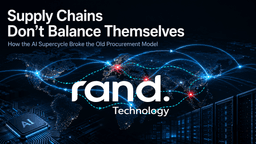 Supply Chains Don't Balance Themselves