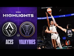 Highlights: A'ja Wilson, Jackie Young headline Aces' win over Valkyries | WNBA on NBC | 05/31/26