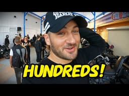 Hundreds of Bikes Take Over Banana Bender Bike Night!