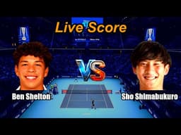 Ben Shelton vs Sho Shimabukuro - ATP Stuttgart, Germany Men Singles - Live Score