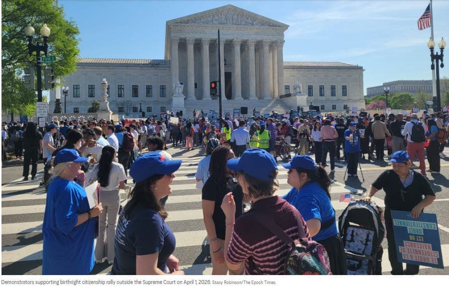 SCOTUS Birthright Citizenship Challenge