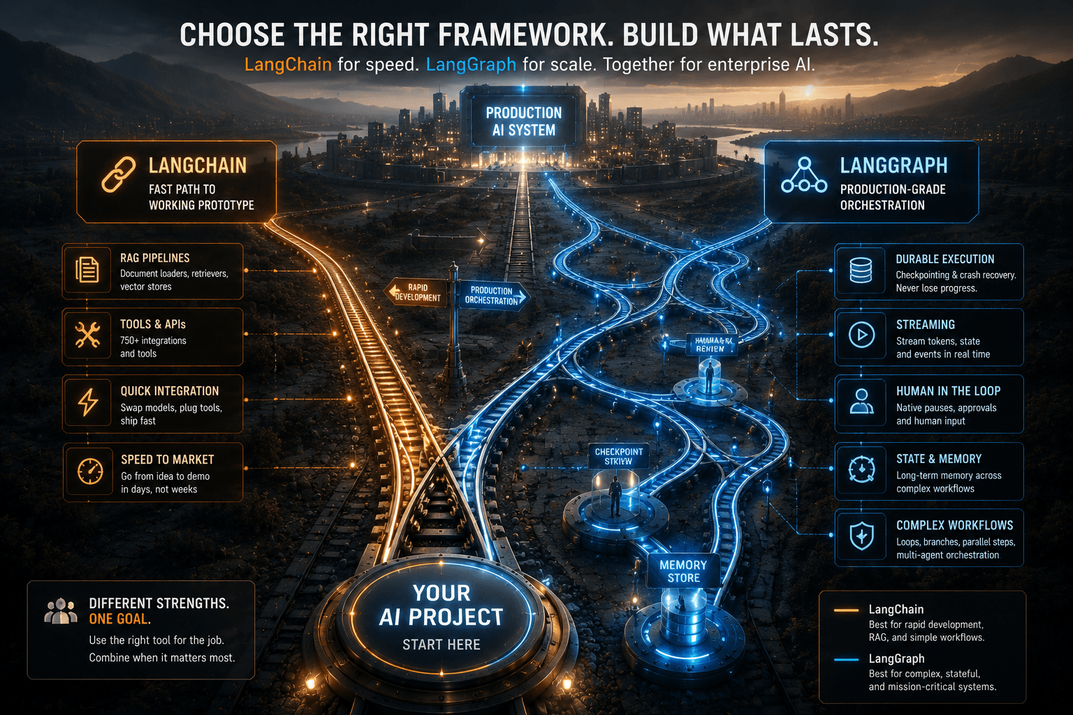 LangChain vs LangGraph: The Decision Framework That ...