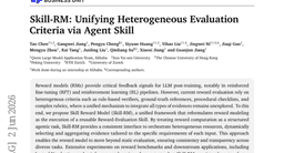Skill-RM: Unifying Heterogeneous Evaluation Criteria via Agent Skill