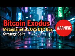 Corporate Bitcoin Exodus | Metaplanet's 5,075 BTC Buy | Strategy Split