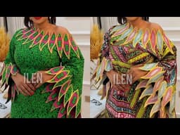 Trendy 2026 African Ankara Wax Print Dress Designs for ladies | Beautiful Lace Long Maxi Bubu Gown