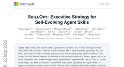 SkillOpt: Executive Strategy for Self-Evolving Agent Skills