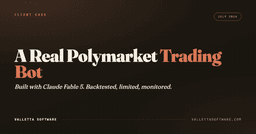 We Built a Polymarket Trading Bot with Claude Fable 5