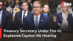Explosive Senate Hearing as U.S. Treasury Secretary Scott ...