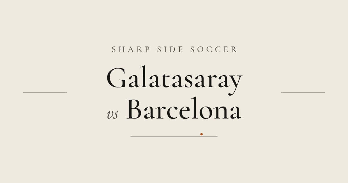 Tuesday - Champions League - Galatasaray vs Barcelona