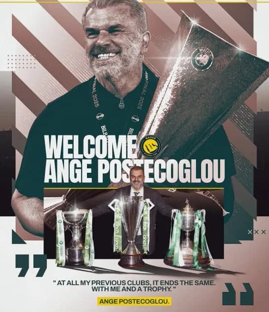 Postecoglou Lands Al Nassr Job, Takes Charge of Ronaldo
