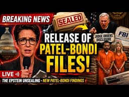 EPSTEIN FILES BOMBSHELL: Judge Hanks Demands Release of Hidden Patel-Bondi Documents