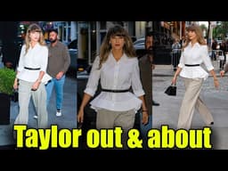 Taylor Swift STUNNING in Stella McCartney Design Arriving at Zero Bond with BFFs!