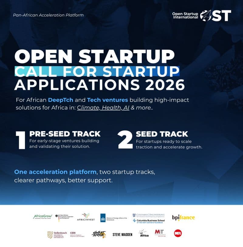 Open Startup Call for Startup Applications 2026 - MESA