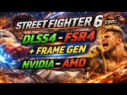 STREET FIGHTER 6 - DLSS4 - FSR4 - FG 🥊