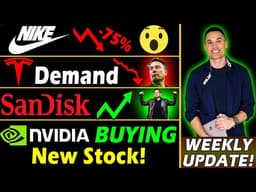 Stock Market Weekly! - NVIDIA Buying New AI Stock 🤑 Sandisk Soaring 📈Nike Earnings 📉 Tesla Demand 📉