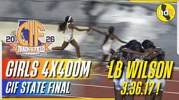 2026 TF - CIF State Meet - Girls 4x400M Relay Champ - #6 in ...