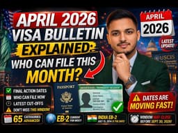 April 2026 Visa Bulletin Explained: Who Can File This Month?