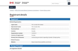 Technical Failure Removes China-Linked Filing From Canada’s New Foreign-Influence Registry