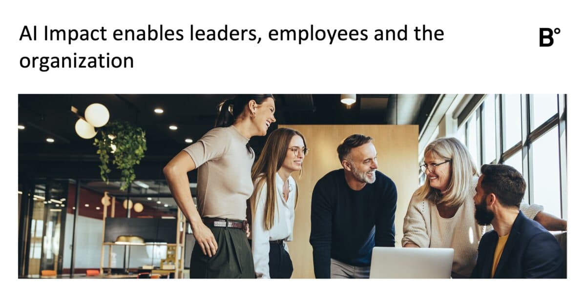 AI Impact enables leaders, employees and the organization  | BearingPoint USA