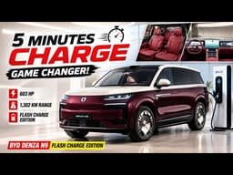 New BYD's Denza N9 Revealed With Ultra Fast Charging Tech
